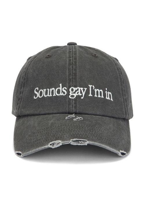 Carne Bollente My Cruising Cap in Off Black - Black. a