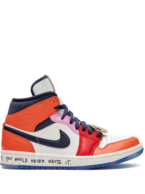 X Melody Ehsani Air 1 Mid "Fearless" sneakers - White