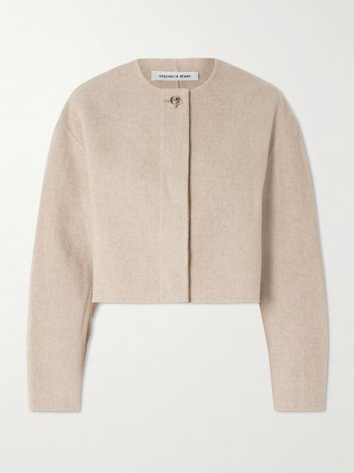 Philips Cropped Wool-blend Jacket - Neutrals