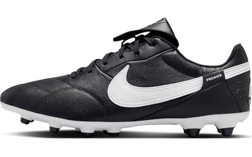 Nike Premier 3 FG Low-Top Soccer Cleats (HM0265-002, Black/White)