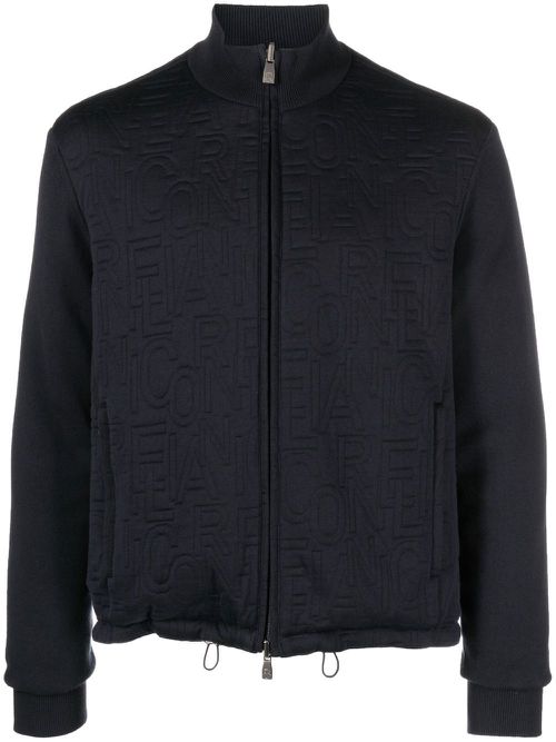 Logo bomber jacket - Blue