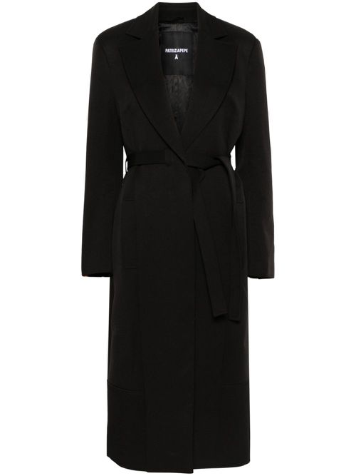 Belted coat - Black