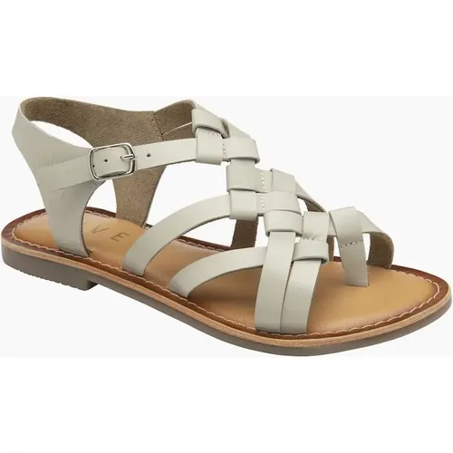 Ravel Women's Knoxe Womens Sandals - Bone White Leather