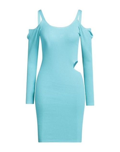 Woman Mini dress Turquoise Size ONESIZE Viscose, PBT