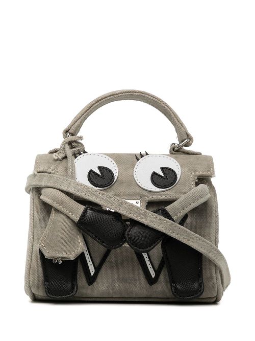 X Dr. Woo mini doll bag - Grey