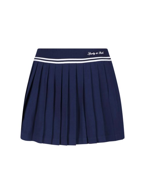 Zip-Front Sporty Skirt