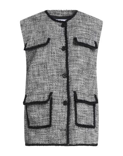 Woman Vest Black Size 0 Cotton