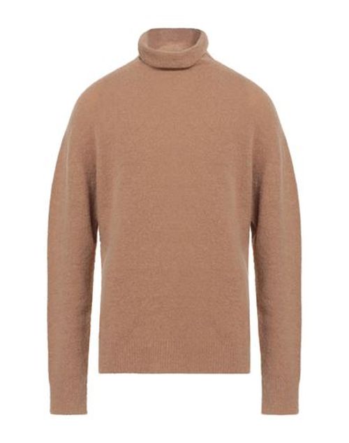 Man Turtleneck Sand Size M Alpaca wool, Wool, Polyamide, Elastane