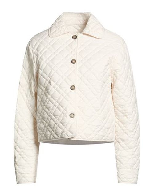 Woman Puffer Off white Size 6 Polyester