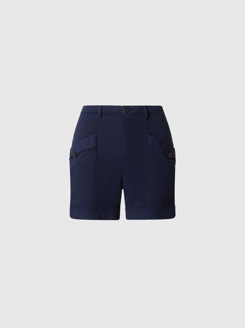 Cargo-Shorts aus Gabardine