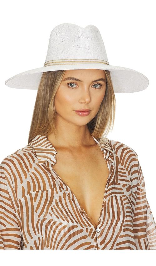 Nikki Beach Michelle Fedora Hat in White