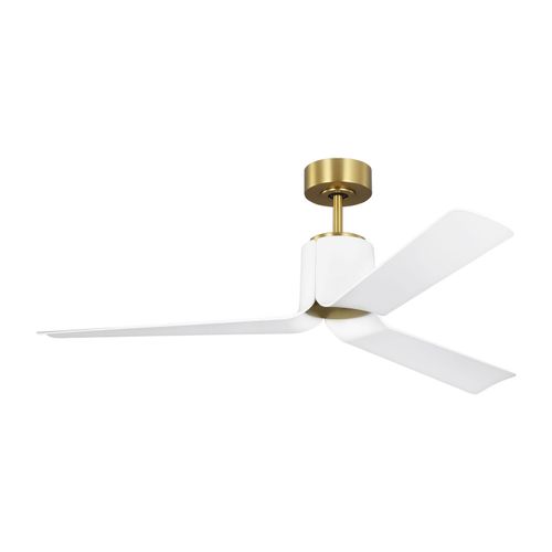 Burnished Brass 52" Ceiling Fan from the Peel Smart 52 LED Collection