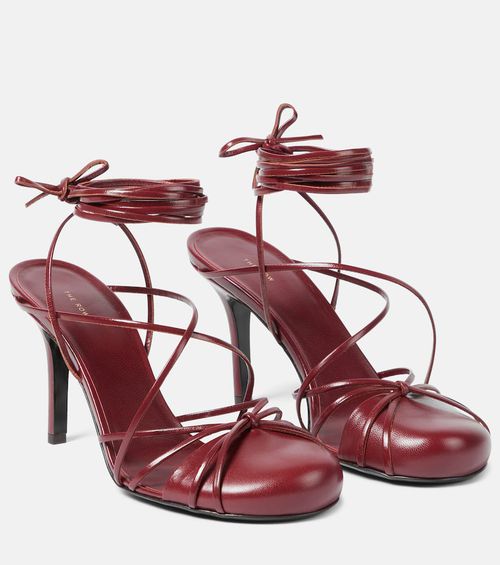 The Row Joan leather pumps