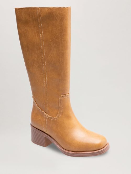 Women's Mustang Knee-High Boot by UNIONBAY, Tan