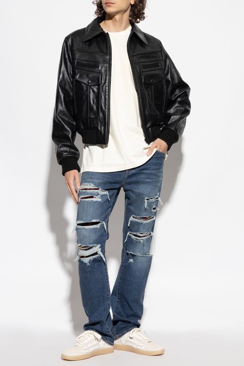 Jeans With Rips, Men's, Blue