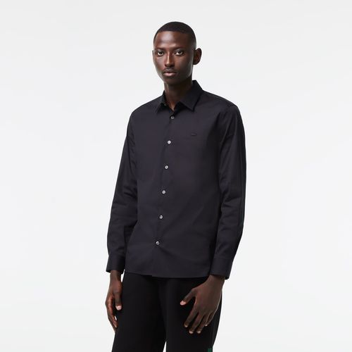 Men's Slim Fit French Collar Cotton Poplin Shirt
