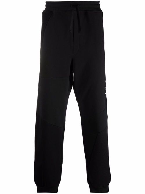 VLTN-print track pants - Black
