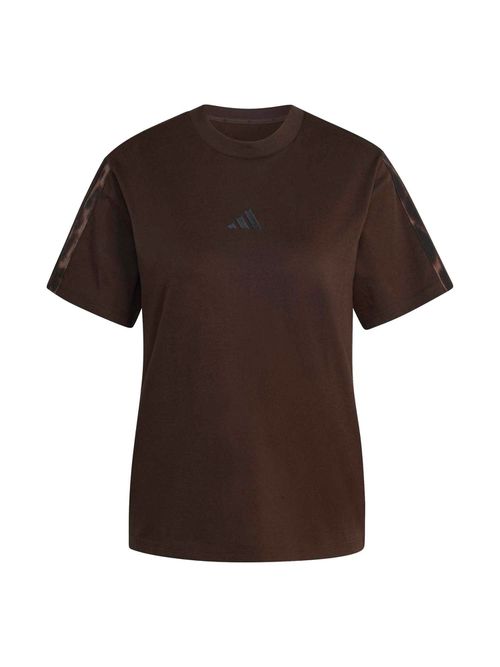 ADIDAS SPORTSWEAR Maglia funzionale 'Seasonal Essentials' cioccolato / nero