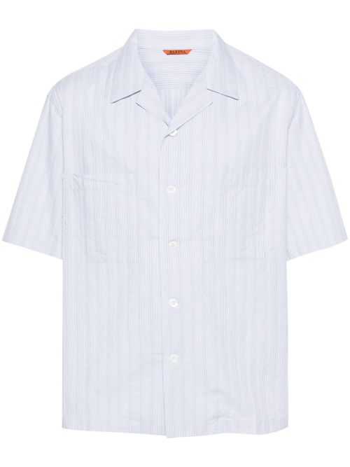 Striped cotton shirt - Blue