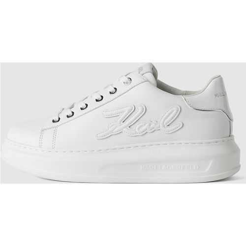 Karl Lagerfeld - Kapri Signia Niedrige Sneaker, Damen, Weiss, Größe