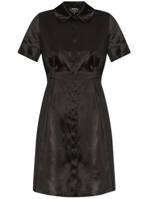 Satin minidress - Black