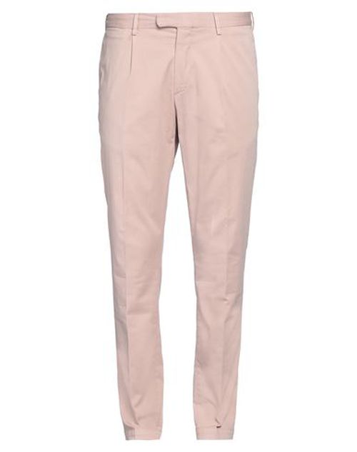 Man Pants Pink Size 34 Cotton, Silk, Elastane