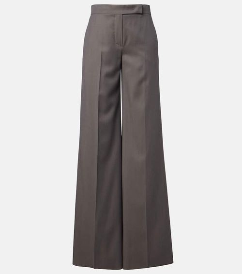 Serio virgin wool wide-leg pants