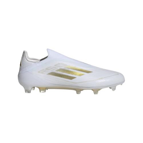 Adidas Mens F50 Elite Laceless Firm Ground Soccer Cleats - White