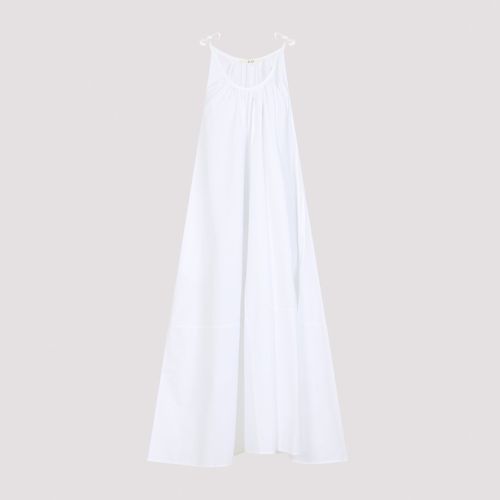 Tie-straps Gathered Maxi Dress