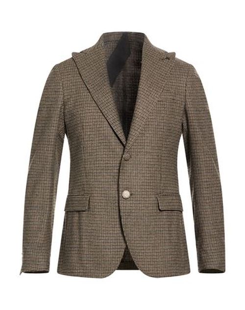 Man Blazer Dark green Size 38 Wool, Polyester, Polyamide