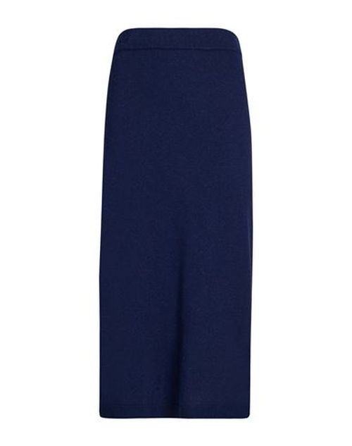 Crochè Woman Midi skirt Navy Size M Polyamide, Viscose, Wool, Cashmere