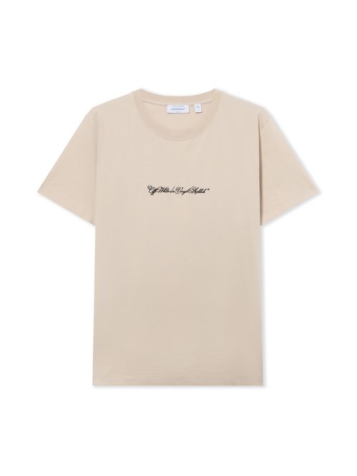 Script Arrow Slim T-shirt - Male T