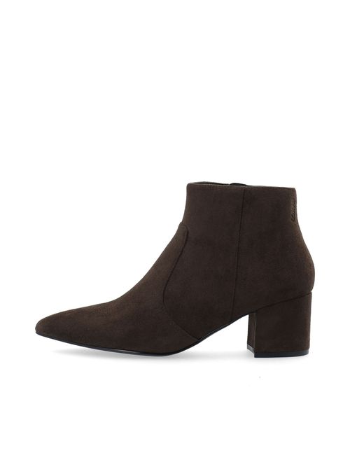 Bianco Ankle boots 'Devived' marrone scuro