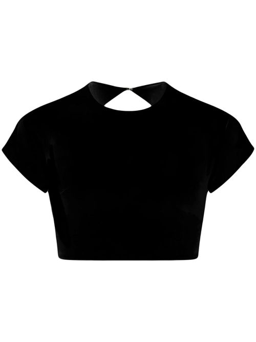 Aura crop top - Black