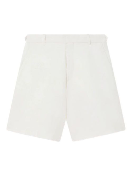 Pleated shorts - White