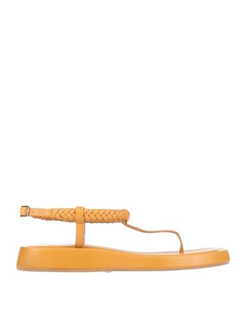 Woman Thong sandal Marigold Size 10 Leather