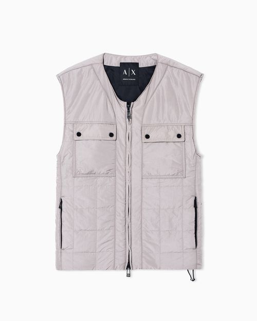 Ultralight Padded Vest in Shiny Nylon