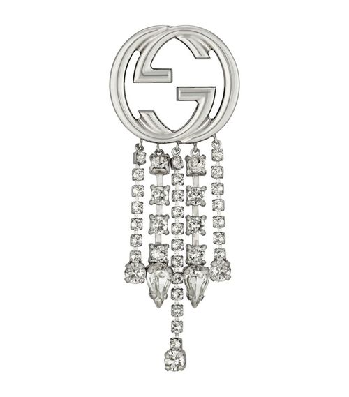 Interlocking G Single Clip-On Earring