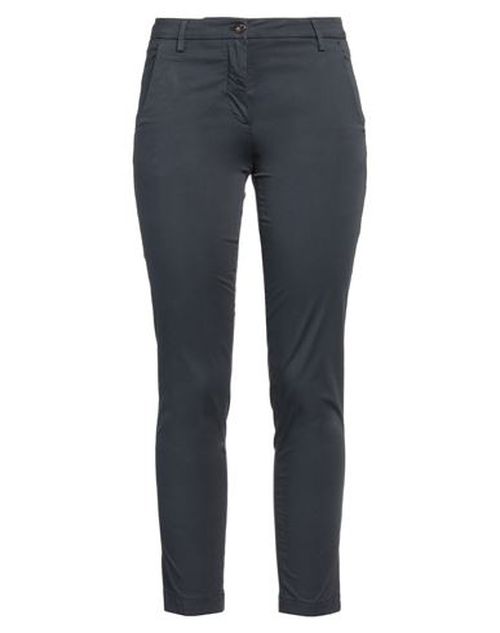 Woman Pants Midnight blue Size 4 Cotton, Elastane