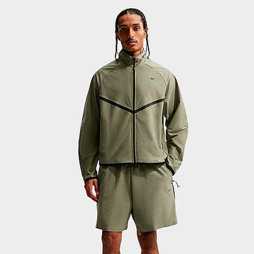 Men's Sportswear Tech Dri-FIT Shori Knit Track Jacket in Silver Sage/Black