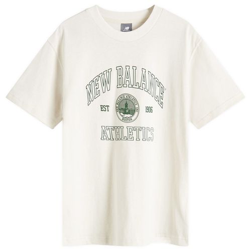 Men's Varsity Oversized T-Shirt in Light Heather