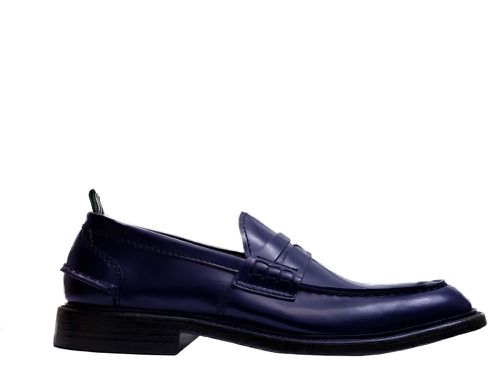 Dark Blue Slip On Loafers