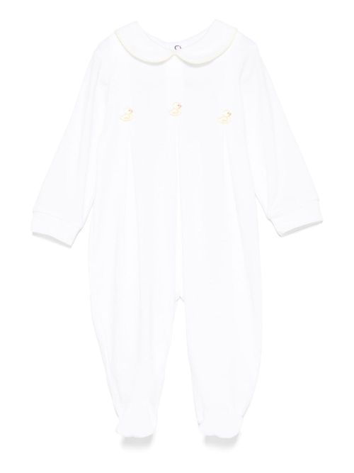 Siola duck-embroidered pyjamas - White