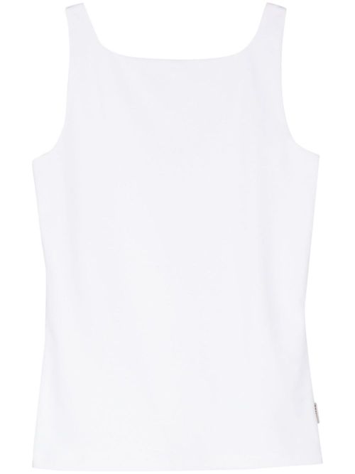 Logo-tag tank top - White