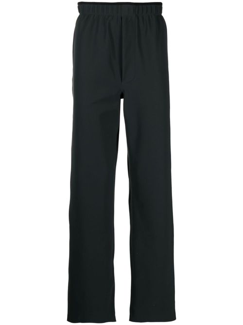Straight-leg track pants - Black