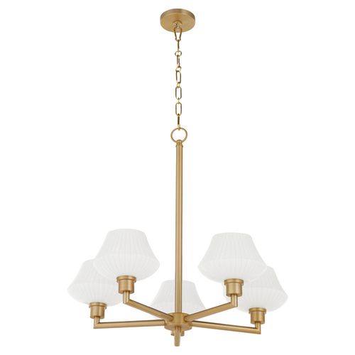 Aged Brass Chandelier from the Cassini Collection