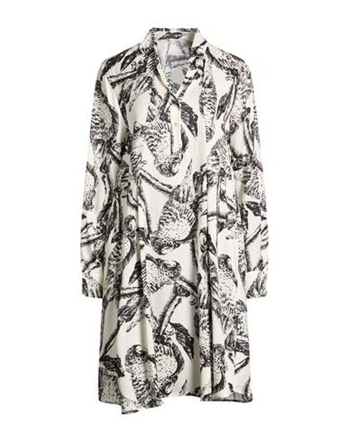 Woman Mini dress Ivory Size L Viscose