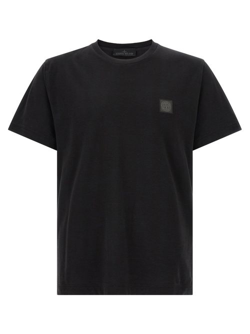 Ghost Badge Logo T-shirt — Black