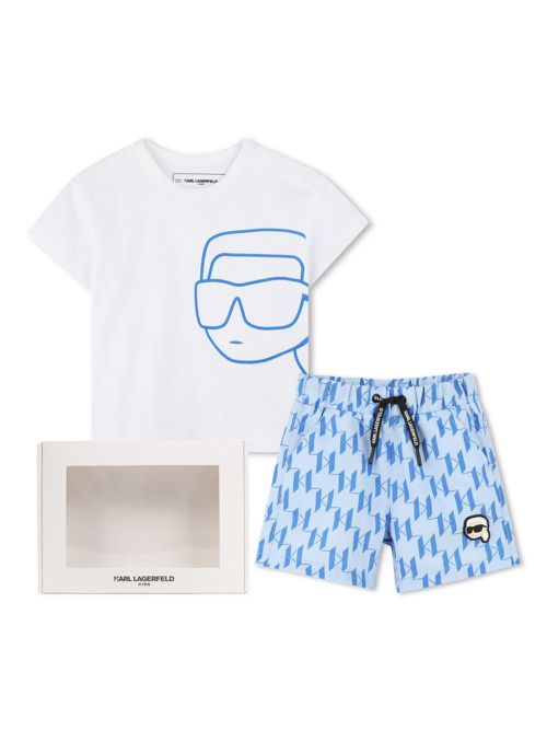 Logo-print shorts (set of two) - White