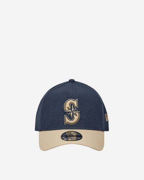 Seattle Mariners Moleskin Crown 9FORTY A-Frame Adjustable Cap Navy